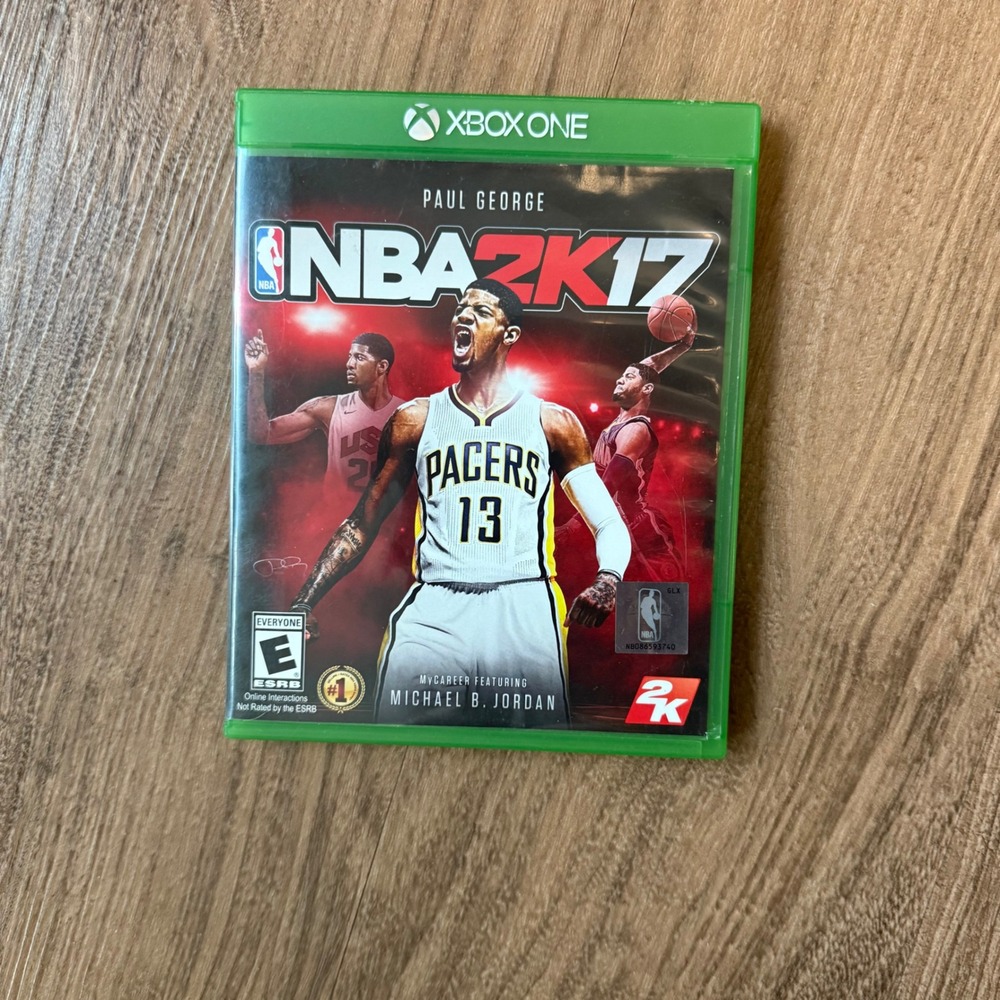NBA 2K17 Xbox One Basketball Video Game Paul George Cover 2K Sports